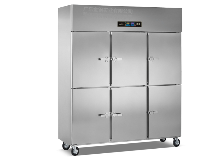 立式六門明管雙機雙溫冷凍冷藏櫃係列