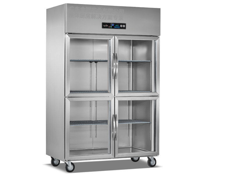 立式暗管玻璃門雙機雙溫冷藏櫃係列
