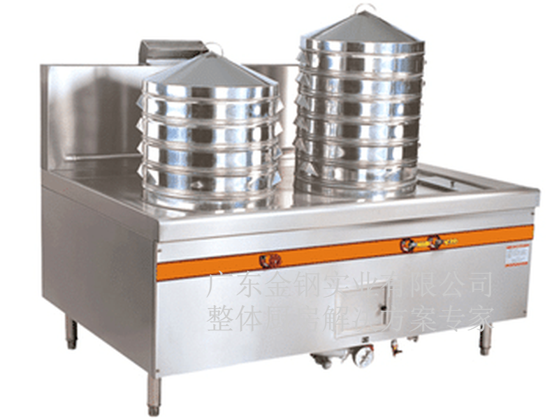 雙頭蒸包爐(燃氣）