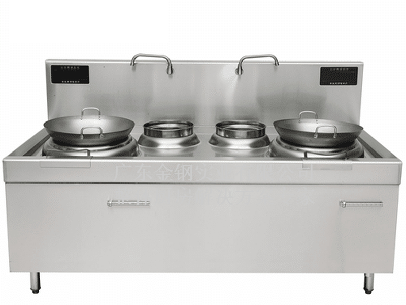 電磁雙頭雙尾小炒爐