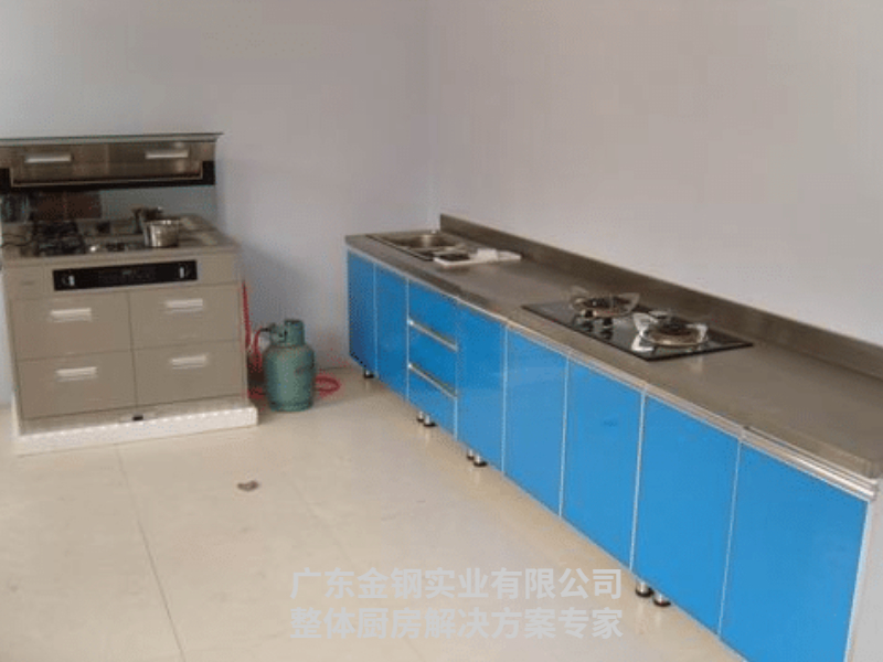 不鏽鋼家庭整體廚櫃