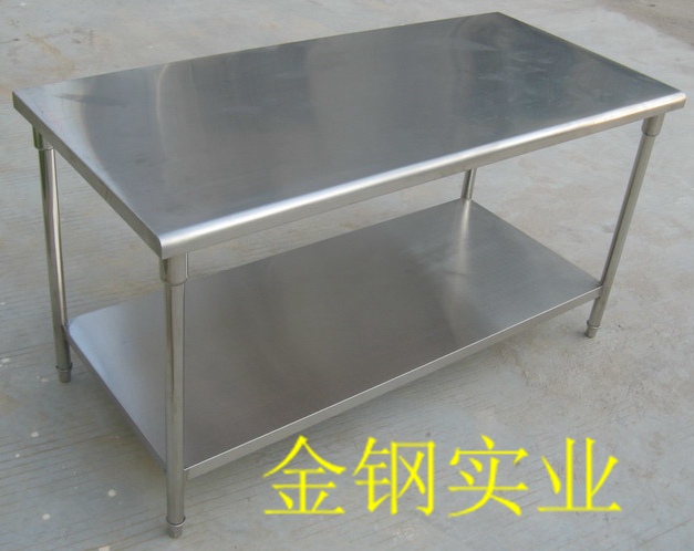 不鏽鋼雙層工作台